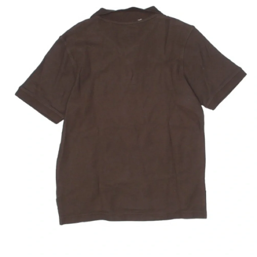 Gymboree solid brown short sleeve polo shirt 8 kids